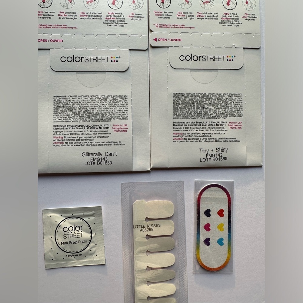 Color Street Nail Polish Strips Petite Lot Of 3 New See Description Sparkly - Picture 5 of 5